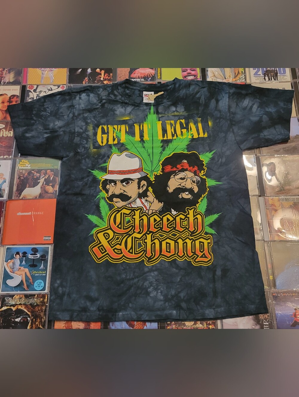 90s Cheech And Chong Tye Dye Get It Legal Tee